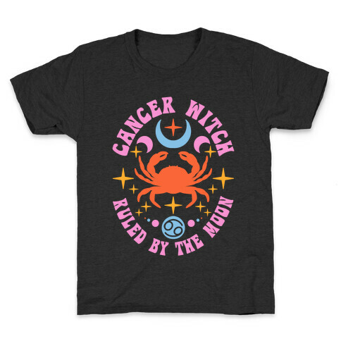 Cancer Witch Ruled By The Moon Kids T-Shirt