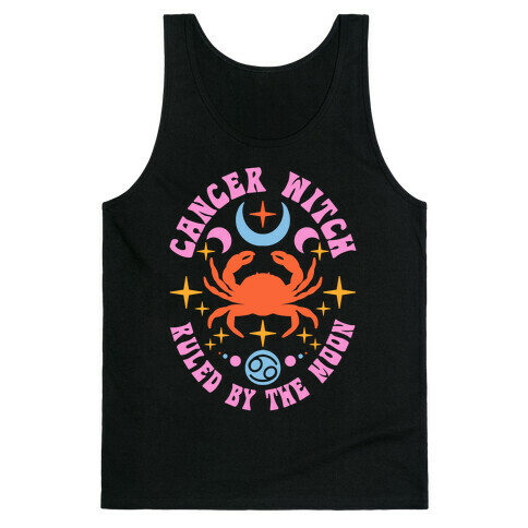 Cancer Witch Ruled By The Moon Tank Top