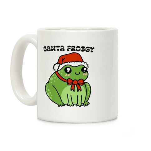 Santa Froggy Coffee Mug