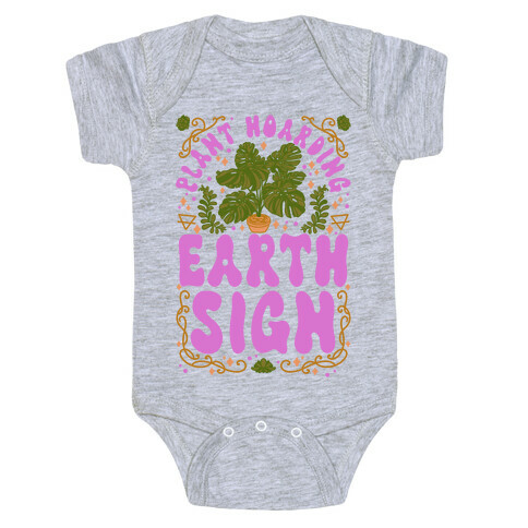 Plant Hoarding Earth Sign Baby One-Piece