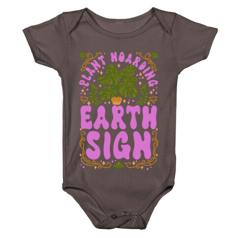 Plant Hoarding Earth Sign Baby One-Piece