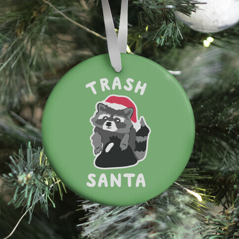 Trash Santa Ornament