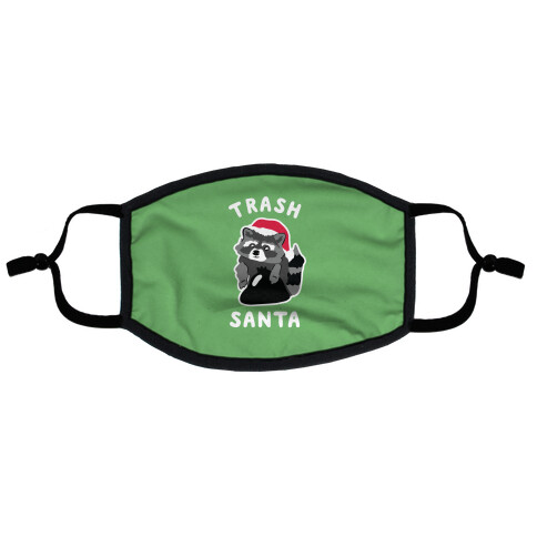 Trash Santa Flat Face Mask