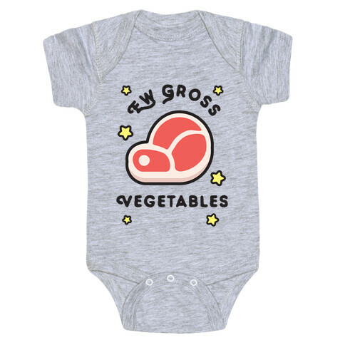 Ew Gross Vegetables Baby One-Piece