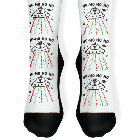 UF-Ho Ho Ho Santa Alien Sock