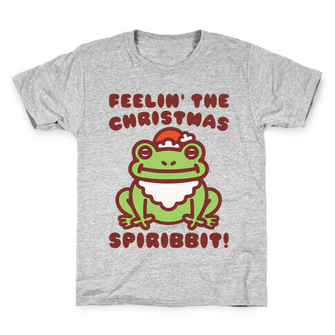 Feelin' The Christmas Spiribbit Kids T-Shirt