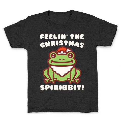 Feelin' The Christmas Spiribbit Kids T-Shirt
