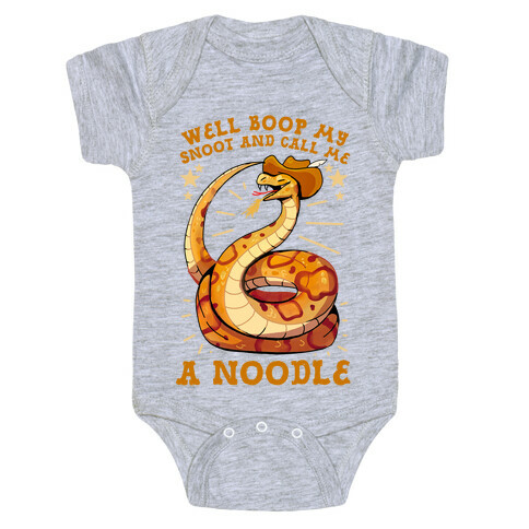 Well Boop My Snoot and Call Me A Noodle!  Baby One-Piece