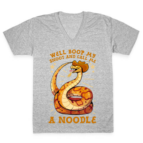 Well Boop My Snoot and Call Me A Noodle!  V-Neck Tee Shirt