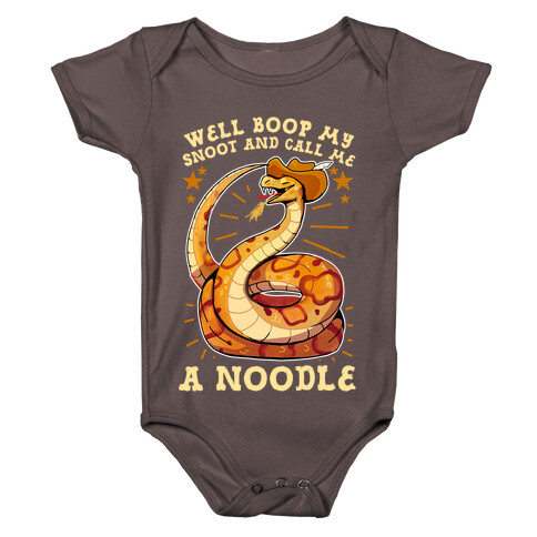 Well Boop My Snoot and Call Me A Noodle!  Baby One-Piece