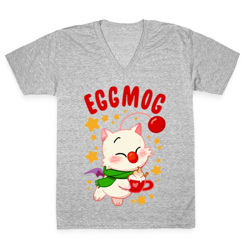 Eggmog V-Neck Tee Shirt