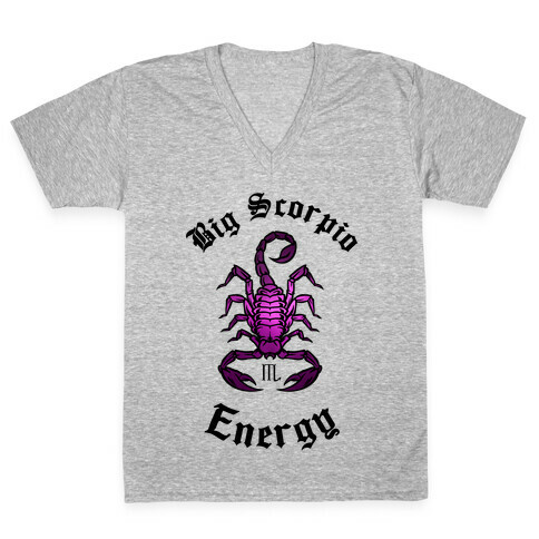 Big Scorpio Energy V-Neck Tee Shirt