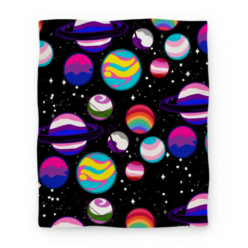 LGBTQ+ Planets Blanket