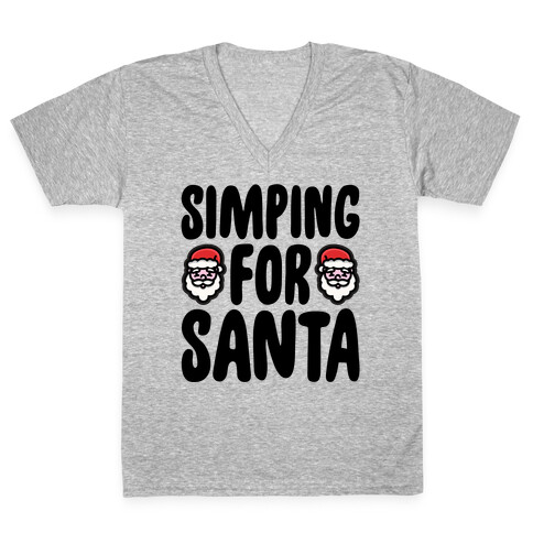 Simping For Santa V-Neck Tee Shirt