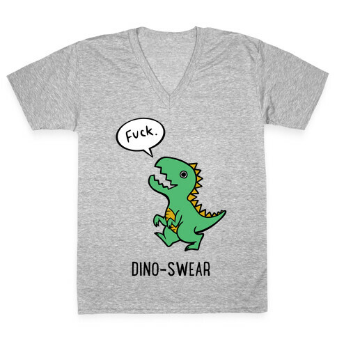 Dino-swear V-Neck Tee Shirt