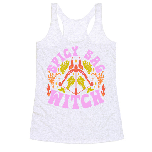 Spicy Sag Witch Racerback Tank Top