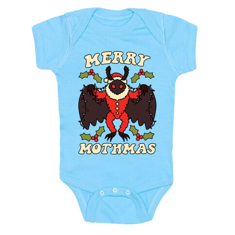 Merry Mothmas Baby One-Piece