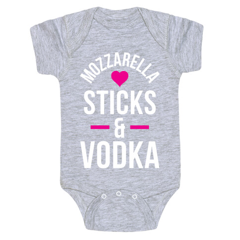 Mozzarella Sticks And Vodka Baby One-Piece