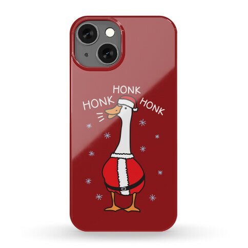 Honk Honk Honk Santa Goose Phone Case