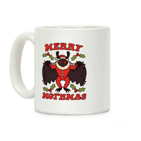 Merry Mothmas Coffee Mug