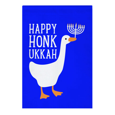 Happy Honkukkah Garden Flag
