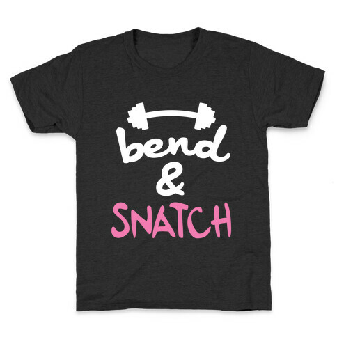 Bend And Snatch (Pink) Kids T-Shirt