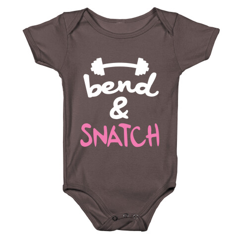 Bend And Snatch (Pink) Baby One-Piece