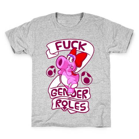 F*** Gender Roles (Birdo) Kids T-Shirt