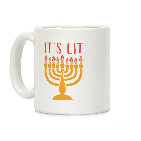 It's Lit Menorah Coffee Mug