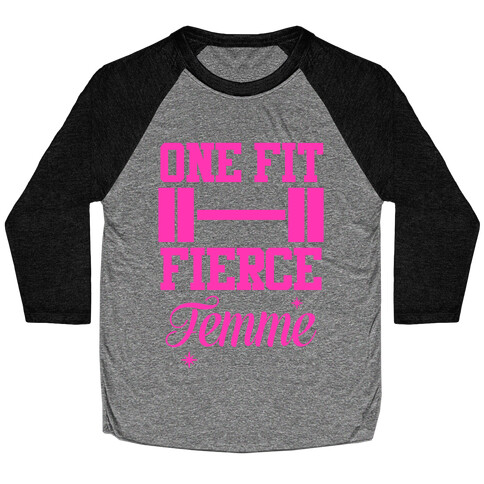 One Fit Fierce Femme Baseball Tee