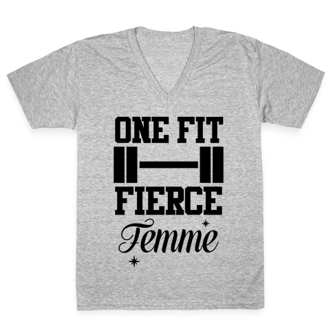 One Fit Fierce Femme V-Neck Tee Shirt