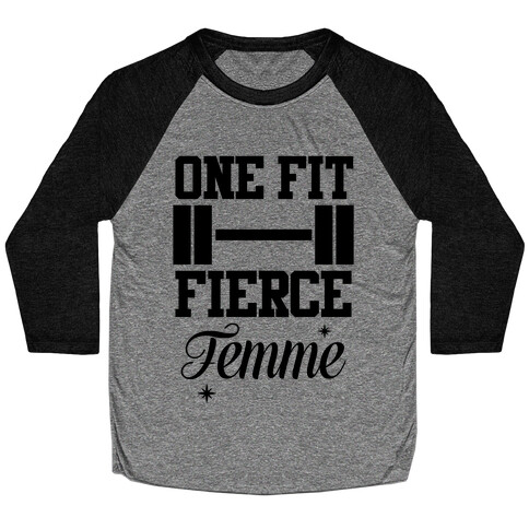 One Fit Fierce Femme Baseball Tee