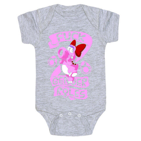 F*** Gender Roles (Birdo) Baby One-Piece