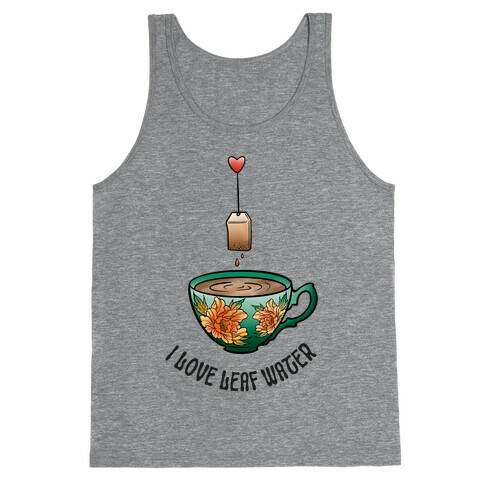 I Love Leaf Water Tank Top