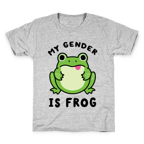 My Gender Is Frog Kids T-Shirt