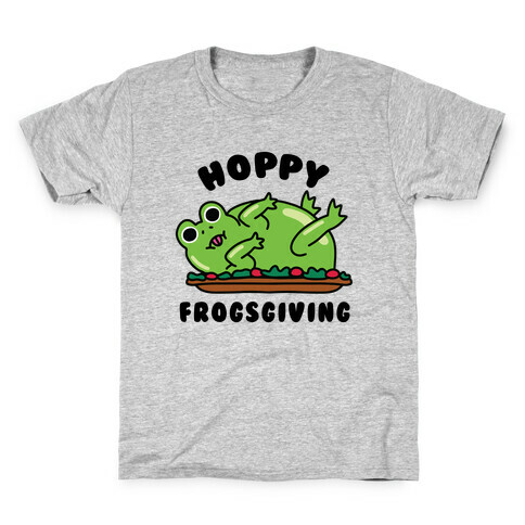 Hoppy Frogsgiving Kids T-Shirt