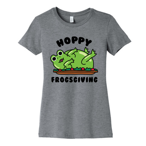Hoppy Frogsgiving Womens T-Shirt