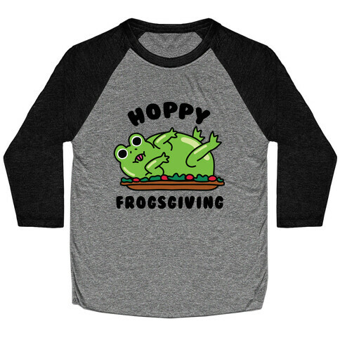 Hoppy Frogsgiving Baseball Tee