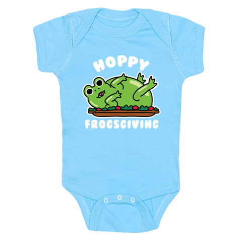 Hoppy Frogsgiving Baby One-Piece