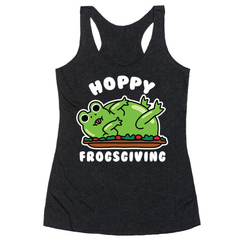 Hoppy Frogsgiving Racerback Tank Top