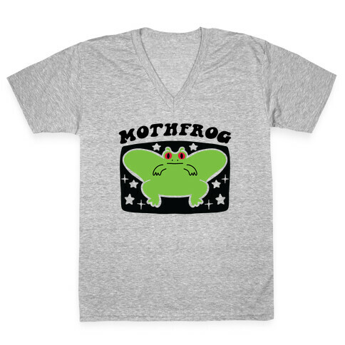 Moth Frog V-Neck Tee Shirt