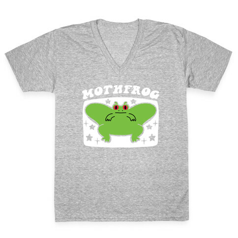 Moth Frog V-Neck Tee Shirt