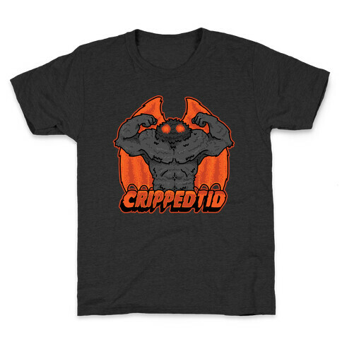 C-RIPPED-tid (Ripped Cryptid) Kids T-Shirt