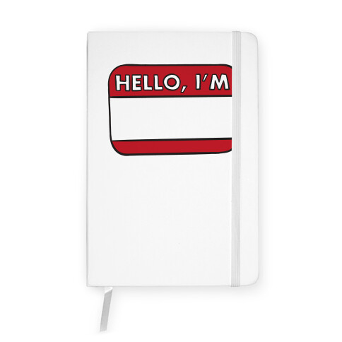 Hello I'm (blank) Notebook