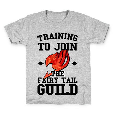 Training to Join the Fairy Tail Guild Kids T-Shirt