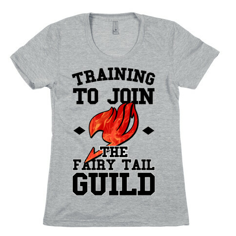 Training to Join the Fairy Tail Guild Womens T-Shirt