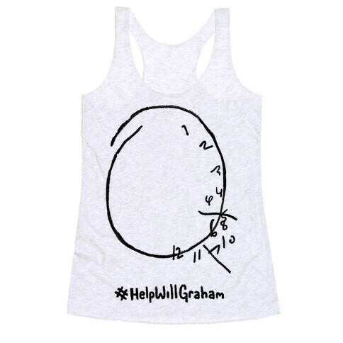 #Help Will Graham Racerback Tank Top