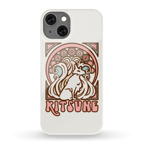 Art Nouveau Kitsune Phone Case