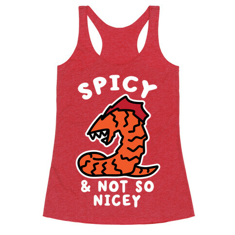 Spicy & Not So Nicey Racerback Tank Top