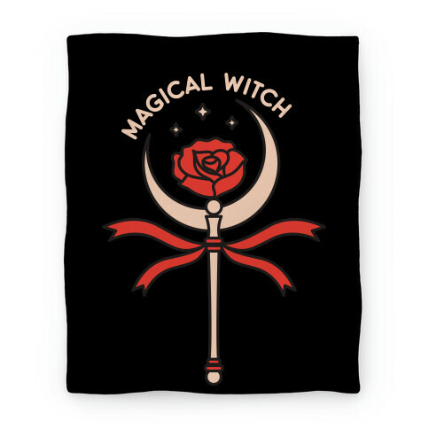 Magical Witch Wand Blanket